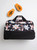 Roxy Feel It All Travel Bag Womens in Anthracite Hibiscus Wave