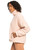 Roxy Sherpa Zip Up Jacket Womens in Peach Whip