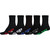 Globe Stealth 5 Pack Crew Socks Mens in Black