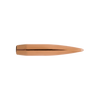 Close-up view of a Berger Long Range Hybrid Target bullet, 7mm, 190gr, from the series 28785 intended for 500 bullets. The image showcases the bullet's sleek, copper-colored body and precisely engineered tip against a black background, emphasizing its aerodynamic design for enhanced accuracy and performance in long-range target shooting competitions.