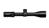 Element Optics Helix 6-24x50 FFP rifle scope with an APR-2D MRAD reticle. This precision optic is designed for long-range shooting, offering a variable magnification range from 6x to 24x and a 50mm objective lens for optimal light transmission. The scope is finished in matte black, and the adjustment turrets are clearly visible, highlighting the detailed MRAD calibration for precise shooting adjustments. The scope’s profile is set against a dark background, emphasizing its sleek design and professional appearance. This image is well-suited for use in online stores and product catalogs targeting serious shooters and hunting enthusiasts who value precision and quality in their optics.