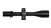 Element Optics Titan 5-25x56 FFP rifle scope with an APR-2D MOA reticle. The scope is distinguished by its robust construction and matte black finish, with the magnification range and objective lens size prominently indicated. The precise MOA adjustment turrets for elevation and windage are clearly visible, illustrating the scope's high level of adjustability and precision. The image, set against a neutral background, is ideal for displaying the scope's sleek design and technical specifications for retailers, enthusiasts, and professional marksmen seeking a high-performance, long-range optical solution.