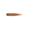 Close-up image of a Berger Elite Hunter bullet, .25 caliber, 133gr, part of the 25586 product series containing 100 bullets. Displayed against a transparent background, the bullet features a sleek, copper-colored design and an aerodynamically pointed tip, optimized for precision and effectiveness in hunting applications.