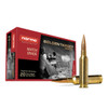 This image shows a box of Norma Golden Target Match Grade Ammunition in 6.5 Creedmoor with a 143 grain Golden Target Boat Tail Hollow Point (BTHP) bullet. It is designed for match grade shooting with superior accuracy, emphasizing long-range performance. The packaging features a monochrome image of a shooter aiming at a target, underscoring the precision-oriented use of this ammunition. Each box contains 20 cartridges, tailored for competitive shooters and precision shooting enthusiasts who demand high consistency and performance from their ammunition.
