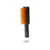 Vertical Fix It Sticks Cleaning Brush Bit with orange bristles, designed for effective cleaning, set against a seamless white background.