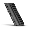 MDT NV Bridge for the ACC Elite, shown here in black (107251-BLK), is designed to offer a stable and adjustable mounting platform for night vision and other tactical accessories. Its angled profile is engineered for ergonomic use and easy access to the rail-mounted devices. The robust construction ensures a secure fit and reliable performance in various shooting conditions. This accessory is an excellent choice for precision shooters who need to quickly adapt their setup for nighttime or low-light environments, enhancing their capability to maintain high performance around the clock.