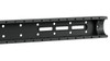 This image features a section of the MDT ACC Elite Chassis System for the Remington 700, specifically the forend of the chassis. The forend is designed to be stiff and flat, supporting consistent shot placement. It is equipped with multiple holes and slots which are likely for mounting accessories, attaching weights for balance adjustment, or aiding in barrel cooling. The holes patterned along the top of the forend is typically where one can attach rails or other mounting systems for bipods, sling attachments, or other accessories. The skeletonized areas help reduce overall weight while maintaining the structural integrity essential for precision shooting. MDT's ACC Elite Chassis is renowned for its modular design, allowing shooters to customize their setup for various shooting disciplines.