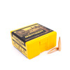 Image shows a yellow and black box of Berger VLD Target bullets, specified at 7mm, 180 grain, with the product number 28405 visible on the label. The box, indicating a quantity of 100, is accompanied by two aerodynamic bullets placed in front, emphasizing the brand's commitment to precision and accuracy in target shooting.