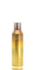 The image shows a single piece of Lapua brass for the 6.5x47 Lapua cartridge. The brass has a characteristic golden color, polished finish, and is noted for its high quality and consistency. This specific brass, marked with the product code 4PH6010, is typically sold in boxes of 100. The 6.5x47 Lapua cartridge is highly respected in competitive shooting circles due to its excellent accuracy, efficiency, and the ability to maintain a flat trajectory over long distances. This brass is crucial for those who reload their own ammunition, as it provides a reliable foundation for precise and consistent shooting performance.