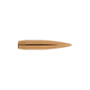 A Berger 6.5mm, 144 grain, Long Range Hybrid Target bullet, product number 26485, showcased against a clear background. This bullet is designed with a hybrid ogive, which combines a secant ogive for reduced drag and a tangent ogive for optimal stability, indicative of precision shooting capabilities.