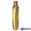The image features a single piece of Lapua brass for the 6.5-284 Norma cartridge, product code 4PH6030, typically sold in a box of 100. The brass showcases a high-quality, polished finish characteristic of Lapua products, known for their exceptional manufacturing standards. The 6.5-284 Norma is a popular choice among long-range shooters and precision rifle competitors due to its superior ballistics and consistent performance.