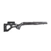 GRS Lightweight Classic stock for Tikka T3 / T3X in Nordic Wolf, right side view showing the ambidextrous laser-engraved grip and push-button adjustable cheekpiece, isolated on a white background.