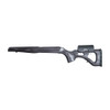 GRS Lightweight Classic stock for Tikka T3 / T3X Left Hand in Nordic Wolf, left side view showing the oiled birch laminate finish and adjustable recoil pad, isolated on a white background.