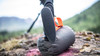 GRS Rear Bag clipped to a rifle sling by its integrated carabiner hook.