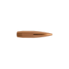 Close-up image of a Berger 6mm VLD Target bullet, 105 grains, from product line 24729. The bullet features a streamlined design with a copper jacket and a pointed tip for enhanced accuracy in target shooting. The image presents the bullet isolated on a transparent background, highlighting its precise shape and design.