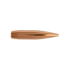 Detailed view of a single Berger .30 Caliber, 230gr Hybrid OTM Tactical bullet from product line 30112. The bullet features a streamlined copper body with a pointed tip designed for precision in tactical shooting scenarios. The image highlights the bullet's aerodynamic shape against a transparent background, emphasizing its design for high accuracy and effectiveness.