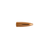 Close-up image of a Berger 6mm, 64gr BR Column Target bullet from product number 24407. This bullet features a specialized design optimized for benchrest target shooting, with a smooth copper jacket and a precision-engineered shape for stability and accuracy. The bullet is shown against a transparent background to highlight its sleek and aerodynamic profile.