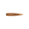 Close-up image of a single Berger Hybrid Target bullet, 6.5mm and 140gr, from the product line 26414. The bullet is displayed against a transparent background, emphasizing its sleek, copper-colored design and pointed tip, optimized for accuracy and performance in competitive shooting sports.