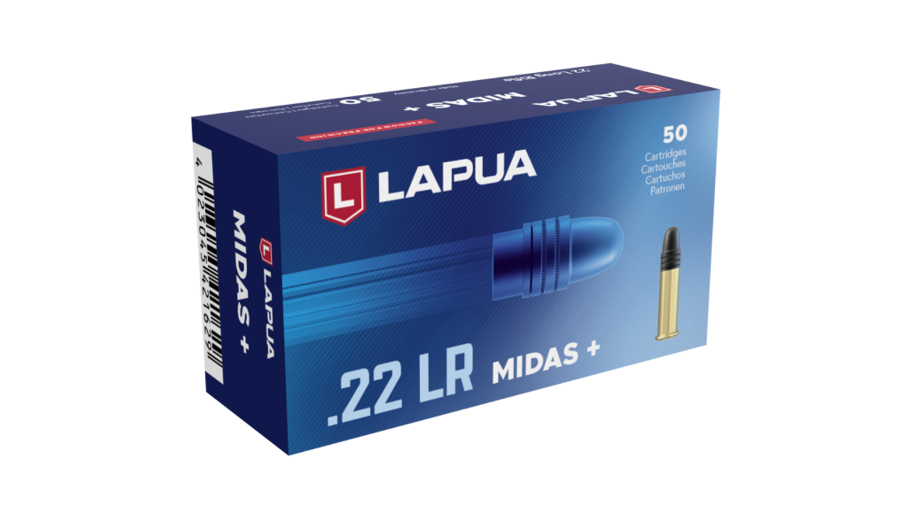 Lapua .22 LR Midas 420162 - Box of 50 | Precision Rimfire Ammunition