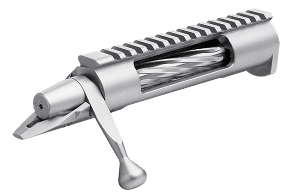 BAT Machine, HR, Stainless Steel, Nitride, Standard length, Round 1.35 in, Right Bolt, Spiral Fluting, Magnum, Tactical knob, Magazine Load, Right Eject STD, Picatinny Integral 20 MOA, Integral Lug