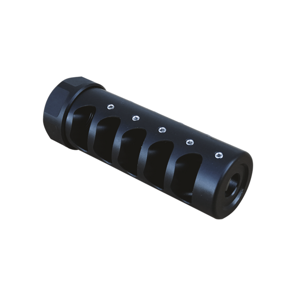 American Precision Arms - Gen 3 Self Timing Muzzle Brake, Fat Bastard, 5/8X24, 6.5mm, Nitrided