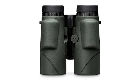 The image you've shared features the Vortex Optics FURY HD 5000 AB binoculars. These are sophisticated optics that combine high-quality 10x42 full-size roof prism binoculars with a ballistic laser rangefinder. The 10x42 specifications suggest that they provide 10 times magnification with 42mm objective lenses, which is a versatile combination for both detail and field of view. The “5000” in the product name likely refers to the maximum range measurement in yards that the built-in rangefinder can achieve. Moreover, "AB" could indicate that they incorporate Applied Ballistics, which is advanced technology used to calculate ballistic solutions for long-range shooting. Such binoculars are an excellent tool for hunters and shooters who need both a clear view of distant subjects and precise distance measurements for making accurate shots.