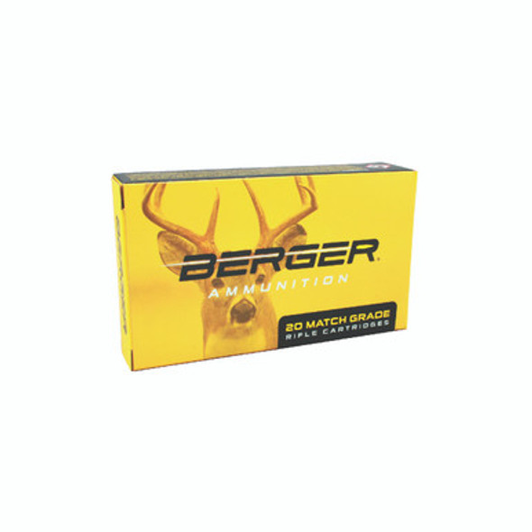 Berger 6mm Creedmoor 108gr Elite Hunter — 20-round box, front view
