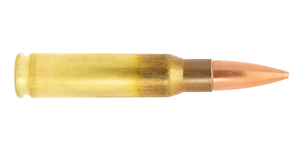 Single cartridge of Lapua 308 Winchester ammunition with a 175 grain Scenar-L OTM bullet, model number 4317520. The cartridge features a brass casing and a pointed copper bullet, ideal for precision shooting. Packaged in a box of 50.
