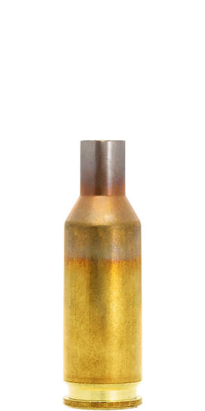 The image shows a piece of Lapua brass for 6mm BR Norma cartridges, with the product code 4PH6046. This brass is highly regarded for its consistent quality and performance, making it a favorite among precision shooters and hand-loaders. The brass appears to have a tapered design with a smooth finish, which is characteristic of high-quality rifle cartridge casings designed for reliability and accuracy. The brass is meant to be used for reloading, and each box typically contains 100 cases, allowing for extensive use in various shooting disciplines, especially in competitive environments.