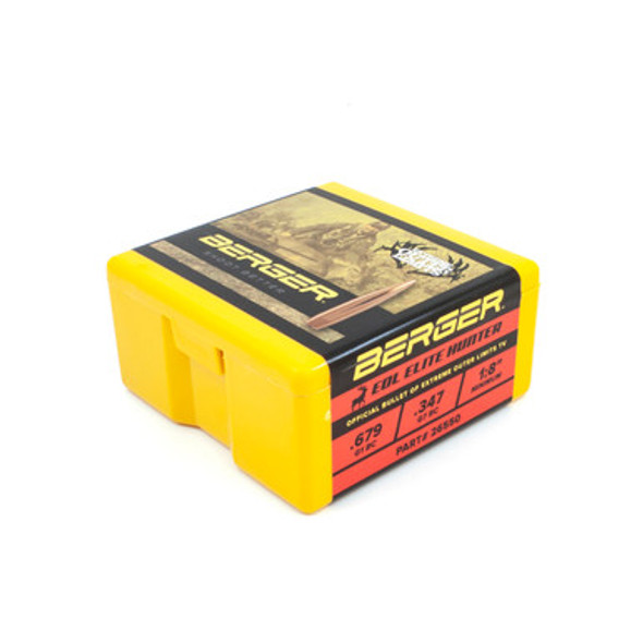 Berger 6.5mm 156gr EOL Elite Hunter 26550 — angled product box (box) Berger 6.5mm 156gr EOL Elite Hunter 26550 — angled product box (box)