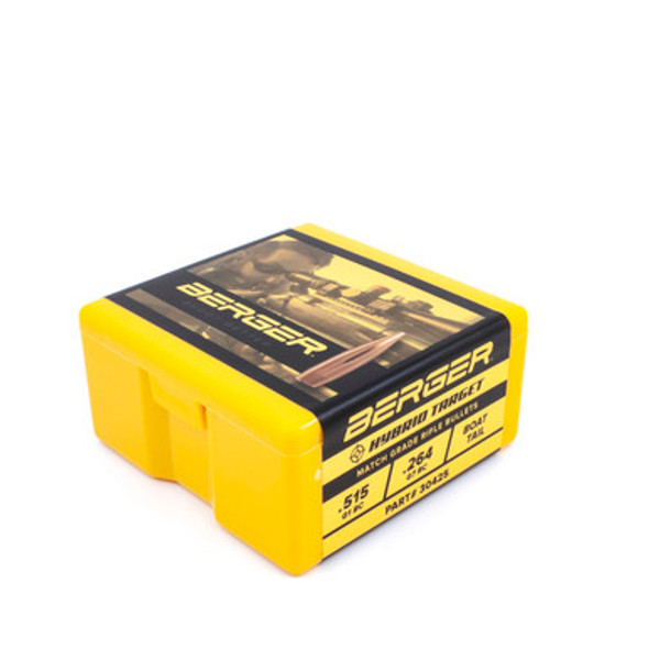 Berger .30 Cal 168gr Hybrid Target 30425 — angled product box (box) Berger .30 Cal 168gr Hybrid Target 30425 — angled product box (box)