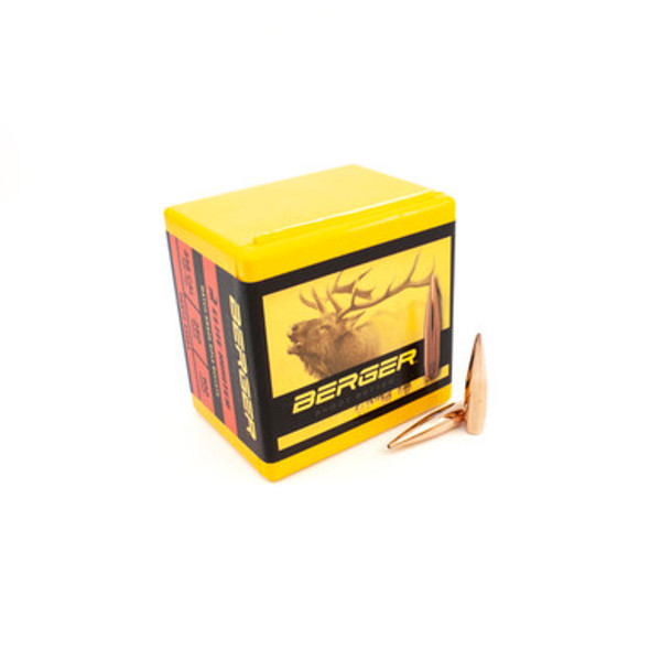 Berger .338 cal 250gr Elite Hunter — box front with two bullets (box + two rounds) Berger .338 cal 250gr Elite Hunter — box front with two bullets (box + two rounds)