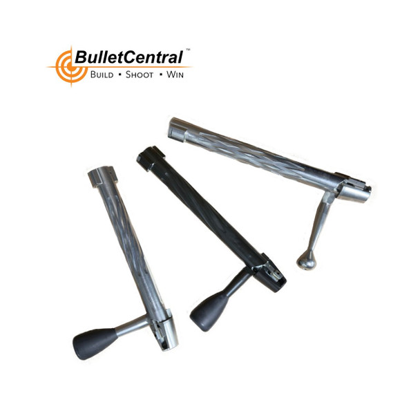 BAT Machine - Bolt Assembly, Right Hand, Tactical Knob, Polished, Spiral Fluting, .308 Bolt Face, Right Eject, Slide Plate Extractor, for Model HR