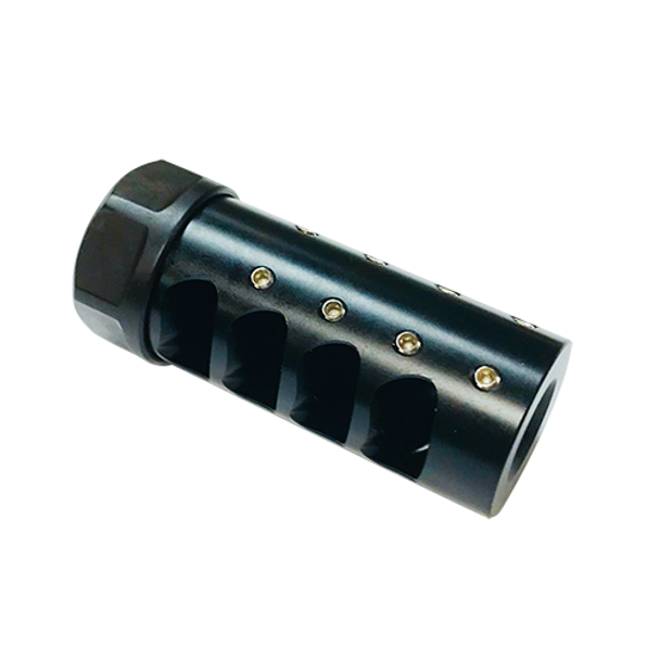 American Precision Arms - Gen 3 Self Timing Muzzle Brake, Little Bastard, 5/8X24, 6.5mm, Stainless