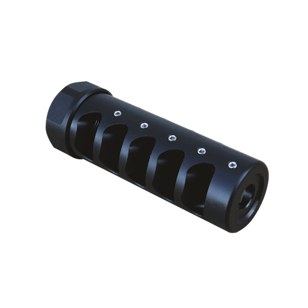 American Precision Arms - Gen 3 Self Timing Muzzle Brake, Fat Bastard, 3/4X24, .30, Stainless