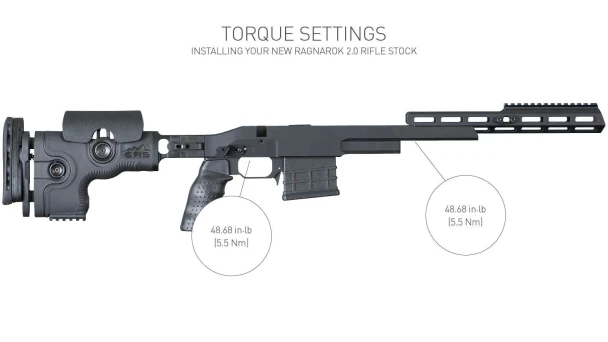 GRS Rifle Stocks - Ragnarok 2.0, Remington 700 SA (105994)