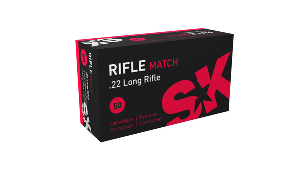 SK .22 LR, Rifle Match, 420108, (box of 50)