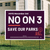 Save Our Parks (24" x 18" Coroplast Yard Sign)