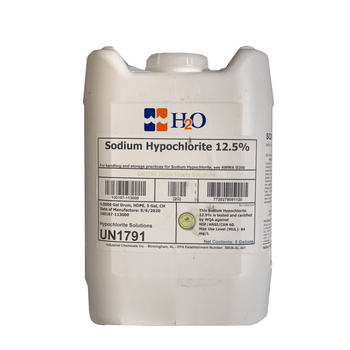 Sodium Hypochlorite 12.5%. Tested and Certified
