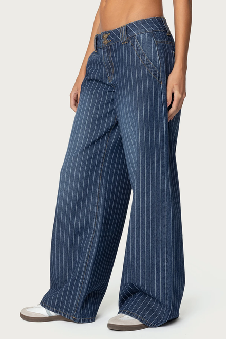 'PIA' PINSTRIPE JEANS