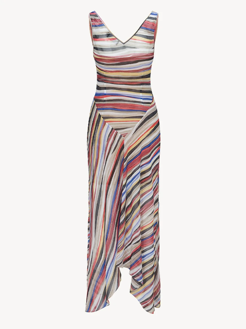 'PIA CORA' SILK COWL DRESS