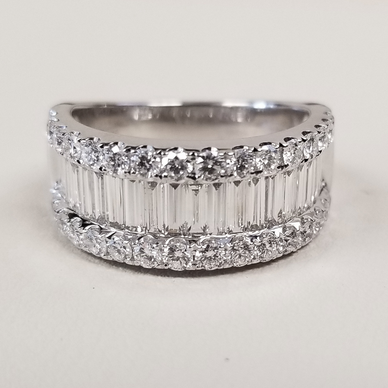 Channel Set Diamond Band Ring - Marcilla Bailey