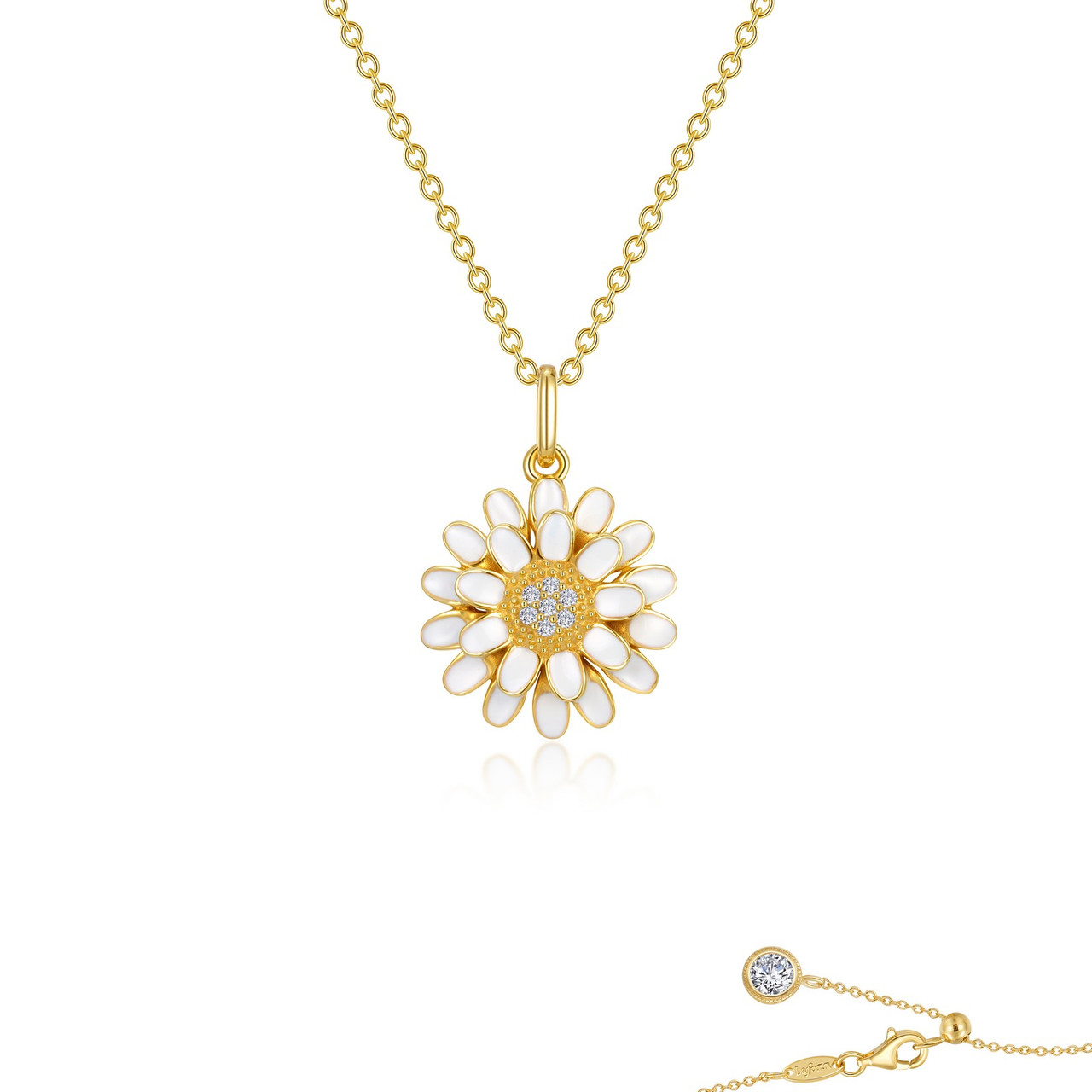 Pave Daisy Necklace – J&CO Jewellery