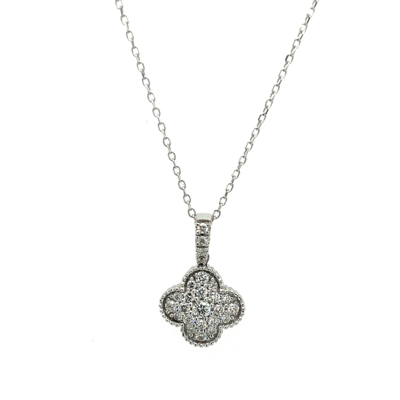 Flower Power Dainty Diamond Pendant | Radiant Bay