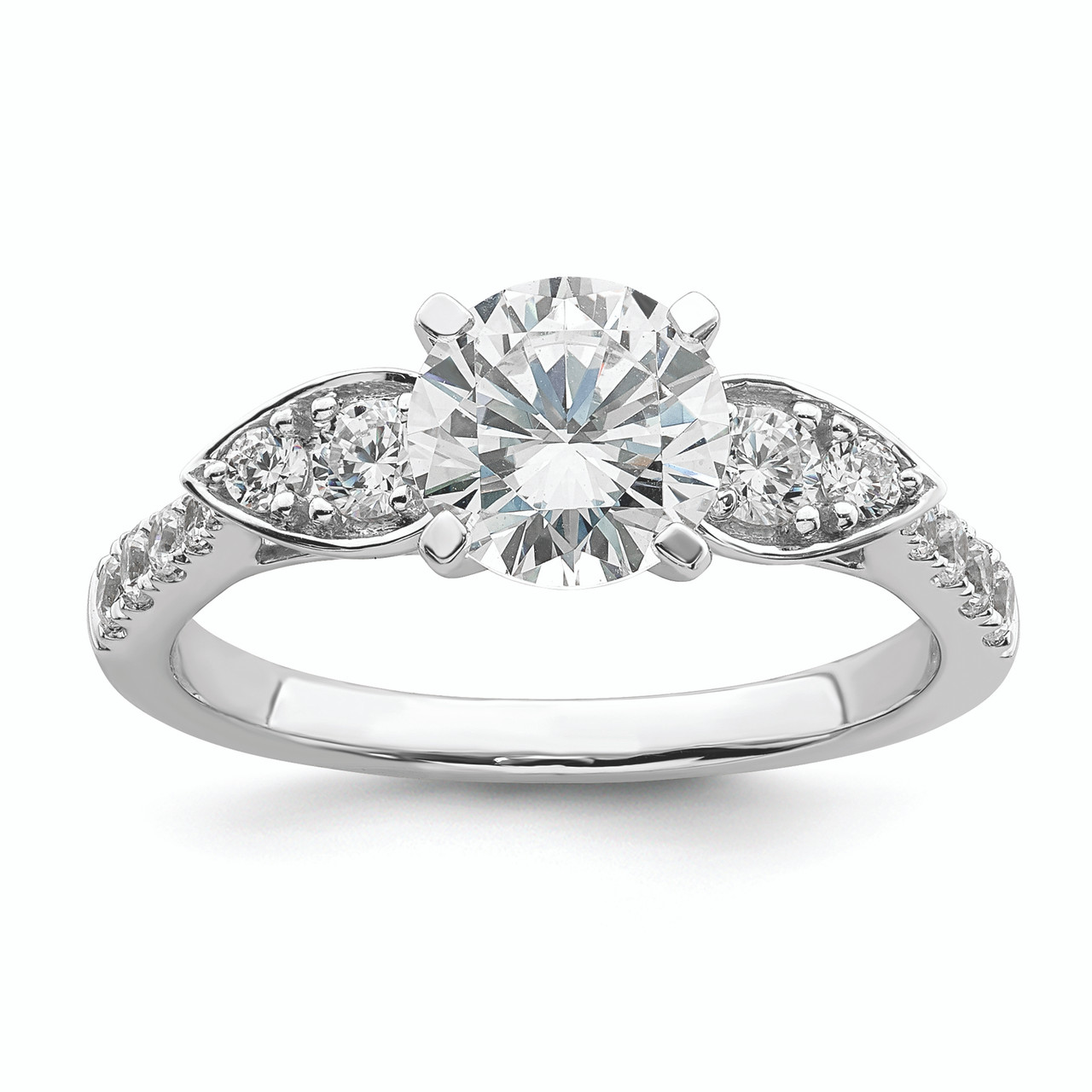 Diamond Engagement Ring 3/8 ct tw Round-cut 14K White Gold | Jared