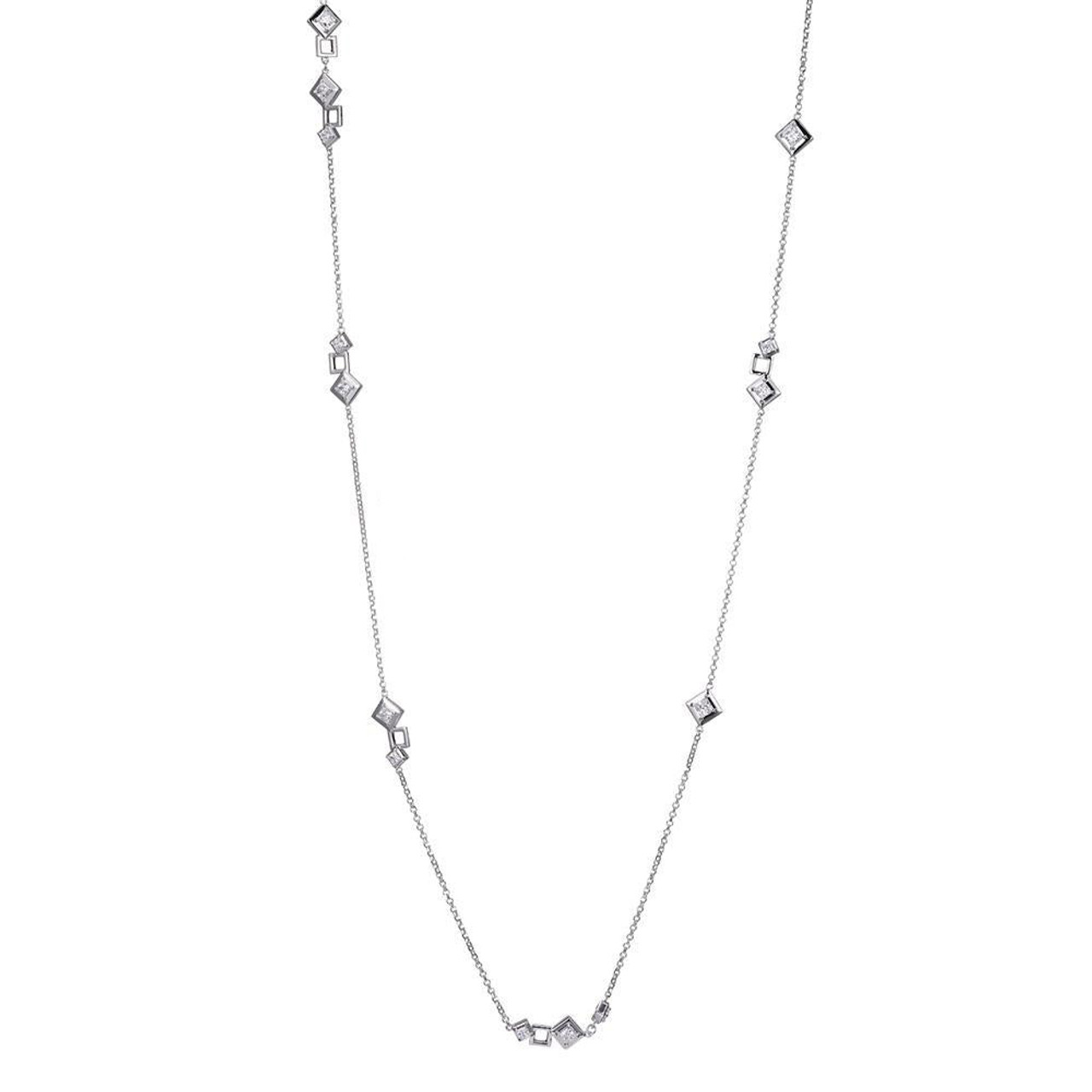 Sterling Silver Station Necklace with Cultured Coin Pearls - Exquisite  Luminosity | NOVICA