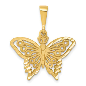 14KT  Butterfly Charm