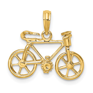 14KT  3-D Moveable Bicycle Charm 14KT  3-D Moveable Bicycle Charm