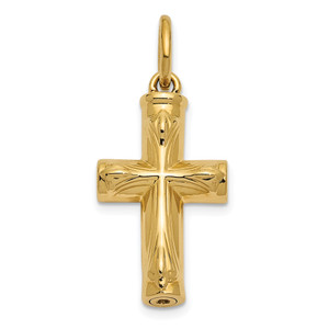 Sentimental Expressions 14KT  Cross Ash Holder Pendant