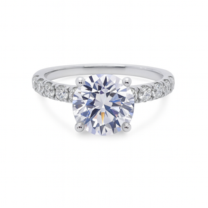 14kt White Gold Diamond 4 prong Engagement Setting 0.60 CTW 14kt White Gold Diamond 4 prong Engagement Setting 0.60 CTW